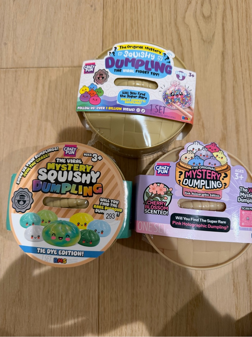3 RMS Mystery Squishy Dumplings!